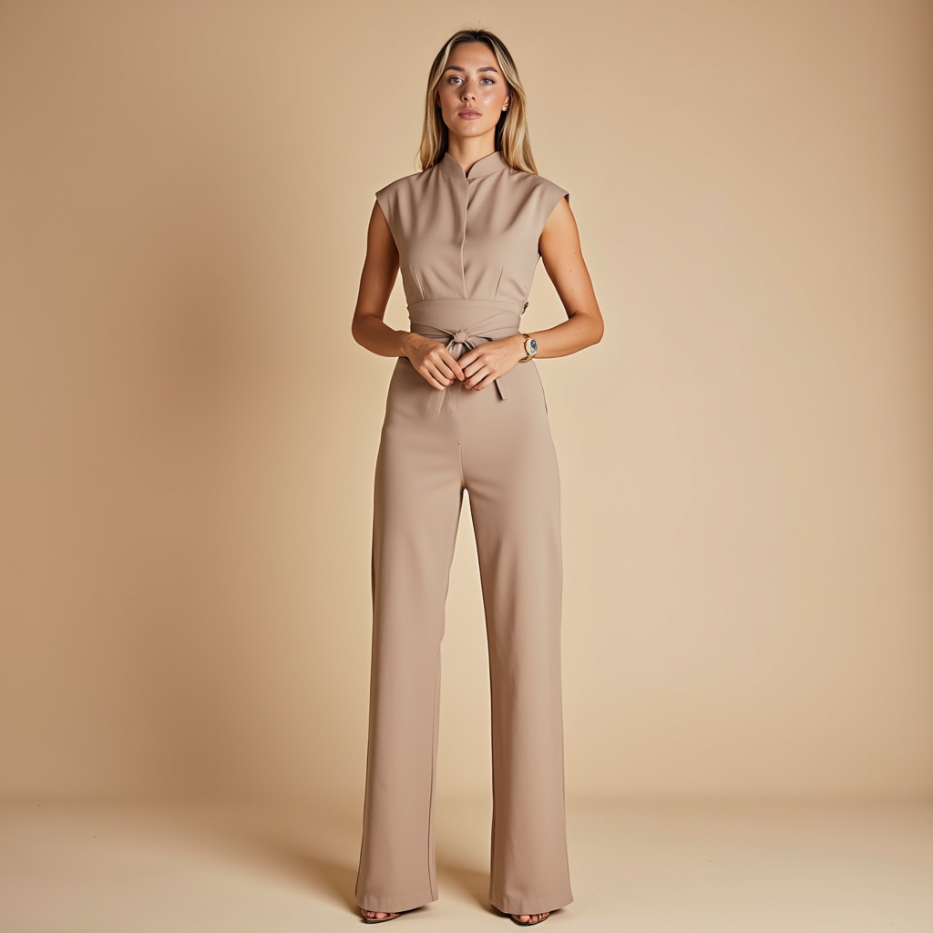 Charlotte | Ärmelloser Jumpsuit