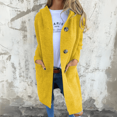 Leona | Eleganter langer Damenmantel