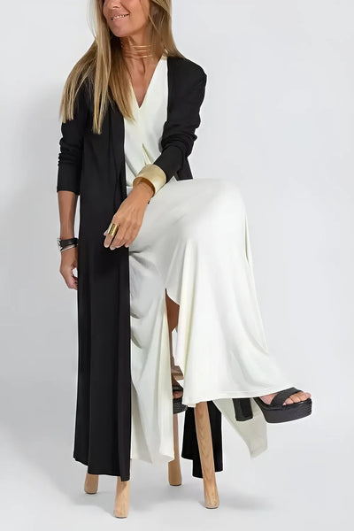 Elise | Elegantes Langkleid mit Cardigan
